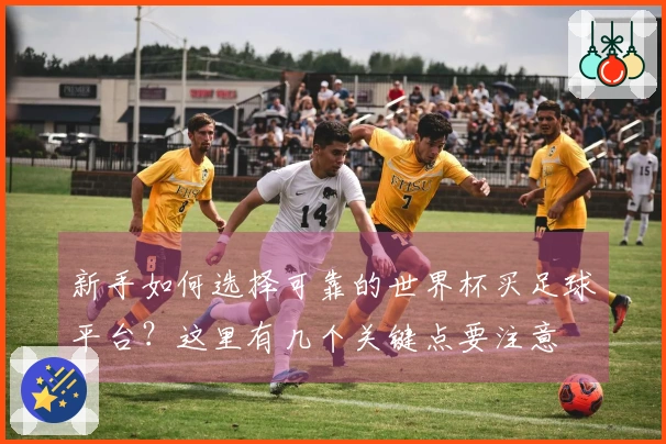 新手如何选择可靠的世界杯买足球平台？这里有几个关键点要注意