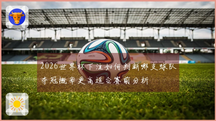 2026世界杯下注如何判断哪支球队夺冠概率更高适合赛前分析